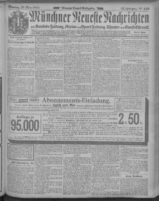 Münchner neueste Nachrichten Montag 26. März 1900