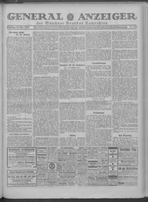 Münchner neueste Nachrichten Dienstag 26. November 1929