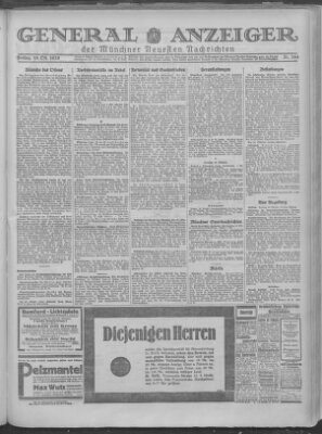 Münchner neueste Nachrichten Freitag 18. Oktober 1929