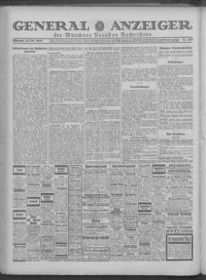 Münchner neueste Nachrichten Mittwoch 23. Oktober 1929