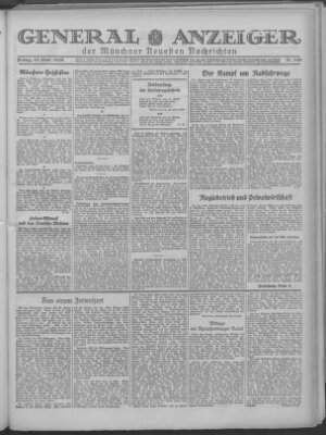 Münchner neueste Nachrichten Freitag 13. September 1929