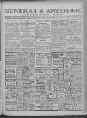 Münchner neueste Nachrichten Donnerstag 13. Februar 1930