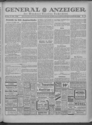 Münchner neueste Nachrichten Freitag 21. Februar 1930