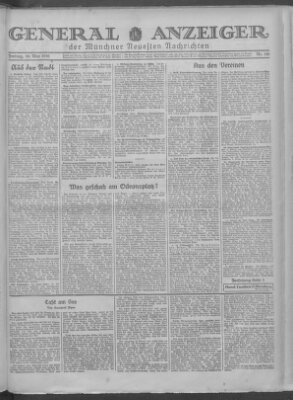 Münchner neueste Nachrichten Freitag 30. Mai 1930