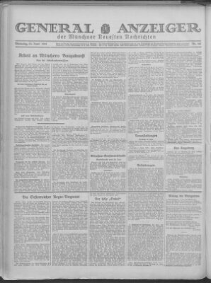 Münchner neueste Nachrichten Dienstag 23. Juni 1931