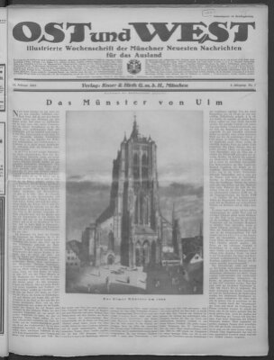 Ost und West (Münchner neueste Nachrichten) Samstag 14. Februar 1925