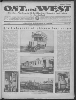 Ost und West (Münchner neueste Nachrichten) Samstag 21. Februar 1925