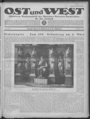 Ost und West (Münchner neueste Nachrichten) Samstag 7. März 1925