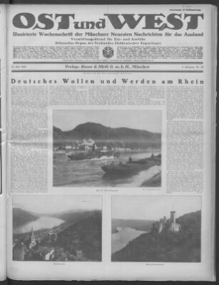 Ost und West (Münchner neueste Nachrichten) Samstag 27. Juni 1925