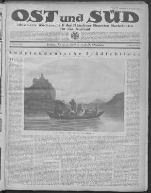 Ost und Süd (Münchner neueste Nachrichten) Samstag 12. Januar 1924