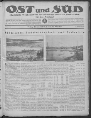 Ost und Süd (Münchner neueste Nachrichten) Samstag 8. März 1924