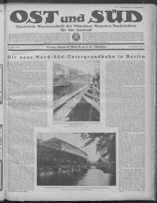 Ost und Süd (Münchner neueste Nachrichten) Samstag 12. April 1924