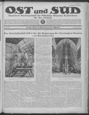 Ost und Süd (Münchner neueste Nachrichten) Samstag 10. Mai 1924