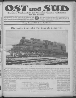 Ost und Süd (Münchner neueste Nachrichten) Samstag 24. Mai 1924