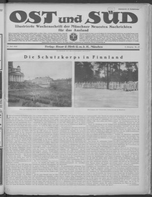 Ost und Süd (Münchner neueste Nachrichten) Samstag 21. Juni 1924