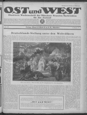Ost und West (Münchner neueste Nachrichten) Samstag 5. Juli 1924