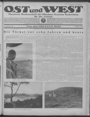 Ost und West (Münchner neueste Nachrichten) Samstag 27. September 1924