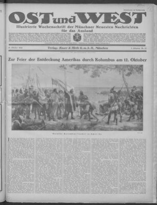 Ost und West (Münchner neueste Nachrichten) Samstag 18. Oktober 1924