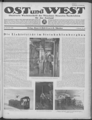 Ost und West (Münchner neueste Nachrichten) Samstag 29. November 1924