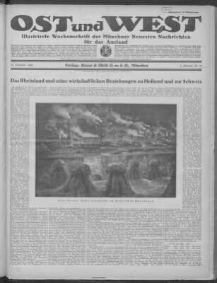 Ost und West (Münchner neueste Nachrichten) Samstag 13. Dezember 1924