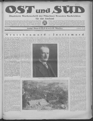 Ost und Süd (Münchner neueste Nachrichten) Donnerstag 17. Mai 1923