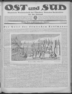 Ost und Süd (Münchner neueste Nachrichten) Samstag 2. Juni 1923