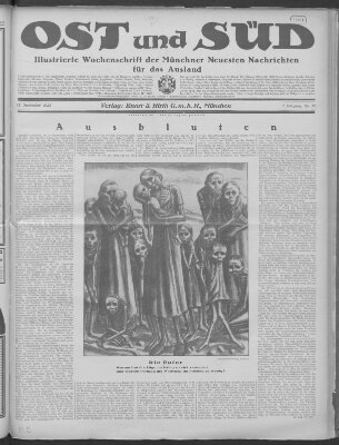 Ost und Süd (Münchner neueste Nachrichten) Samstag 15. September 1923