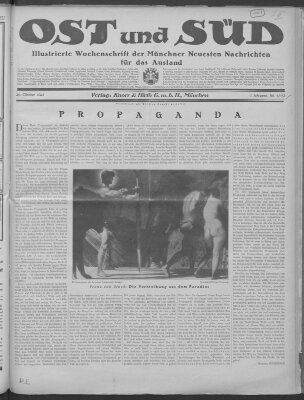 Ost und Süd (Münchner neueste Nachrichten) Samstag 20. Oktober 1923