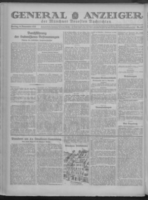 Münchner neueste Nachrichten Freitag 14. November 1930