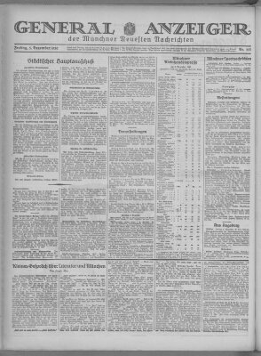 Münchner neueste Nachrichten Freitag 5. Dezember 1930