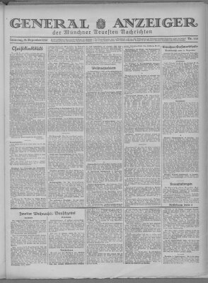 Münchner neueste Nachrichten Samstag 13. Dezember 1930