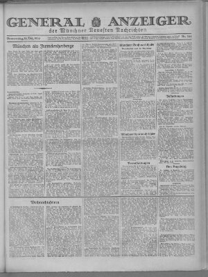 Münchner neueste Nachrichten Donnerstag 18. Dezember 1930