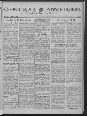 Münchner neueste Nachrichten Dienstag 3. Februar 1931