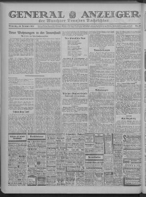 Münchner neueste Nachrichten Dienstag 24. Februar 1931