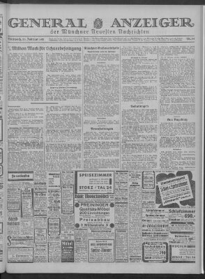 Münchner neueste Nachrichten Mittwoch 25. Februar 1931