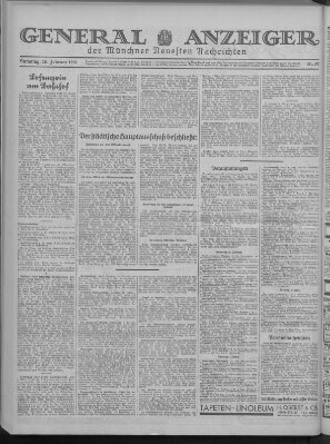 Münchner neueste Nachrichten Samstag 28. Februar 1931