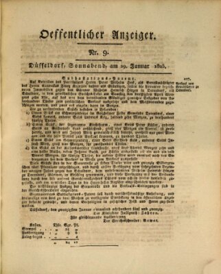 Amtsblatt für den Regierungsbezirk Düsseldorf Samstag 29. Januar 1825