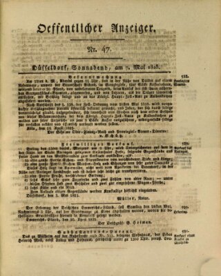 Amtsblatt für den Regierungsbezirk Düsseldorf Samstag 7. Mai 1825