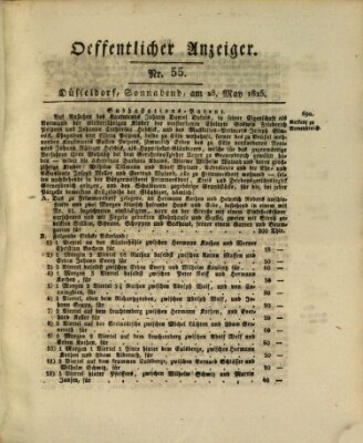 Amtsblatt für den Regierungsbezirk Düsseldorf Samstag 28. Mai 1825