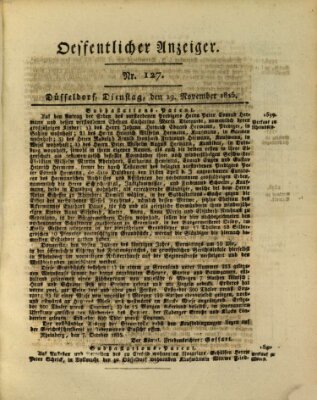 Amtsblatt für den Regierungsbezirk Düsseldorf Dienstag 29. November 1825