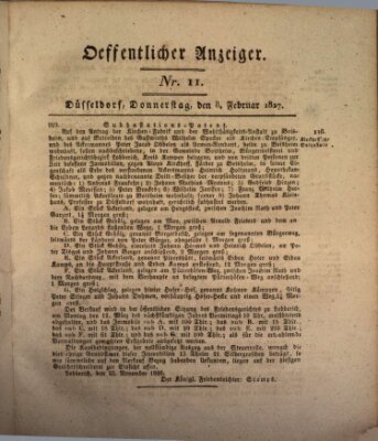 Amtsblatt für den Regierungsbezirk Düsseldorf Donnerstag 8. Februar 1827