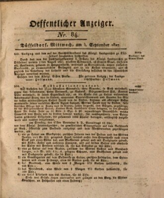 Amtsblatt für den Regierungsbezirk Düsseldorf Mittwoch 5. September 1827