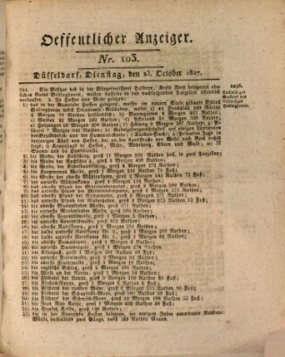 Amtsblatt für den Regierungsbezirk Düsseldorf Dienstag 23. Oktober 1827