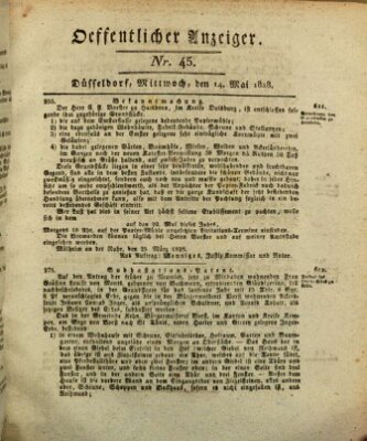 Amtsblatt für den Regierungsbezirk Düsseldorf Mittwoch 14. Mai 1828