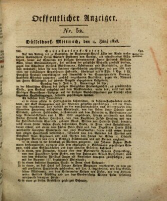 Amtsblatt für den Regierungsbezirk Düsseldorf Mittwoch 4. Juni 1828