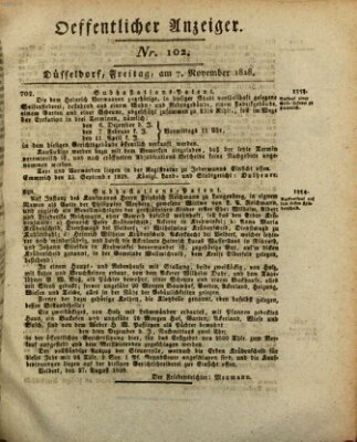 Amtsblatt für den Regierungsbezirk Düsseldorf Freitag 7. November 1828