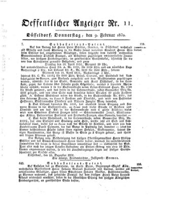 Amtsblatt für den Regierungsbezirk Düsseldorf Donnerstag 9. Februar 1832