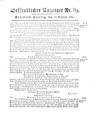 Amtsblatt für den Regierungsbezirk Düsseldorf Dienstag 23. Oktober 1832