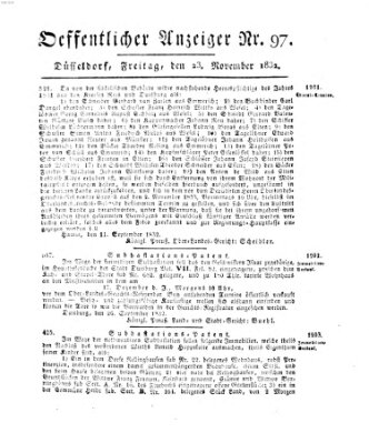 Amtsblatt für den Regierungsbezirk Düsseldorf Freitag 23. November 1832