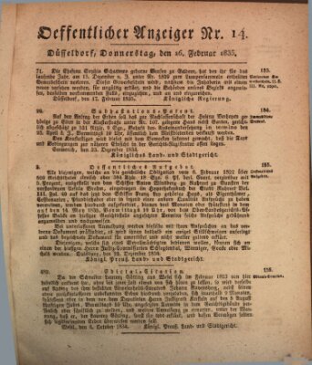 Amtsblatt für den Regierungsbezirk Düsseldorf Donnerstag 26. Februar 1835